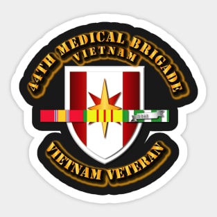 44th Medical Brigade w SVC Ribbons Sticker